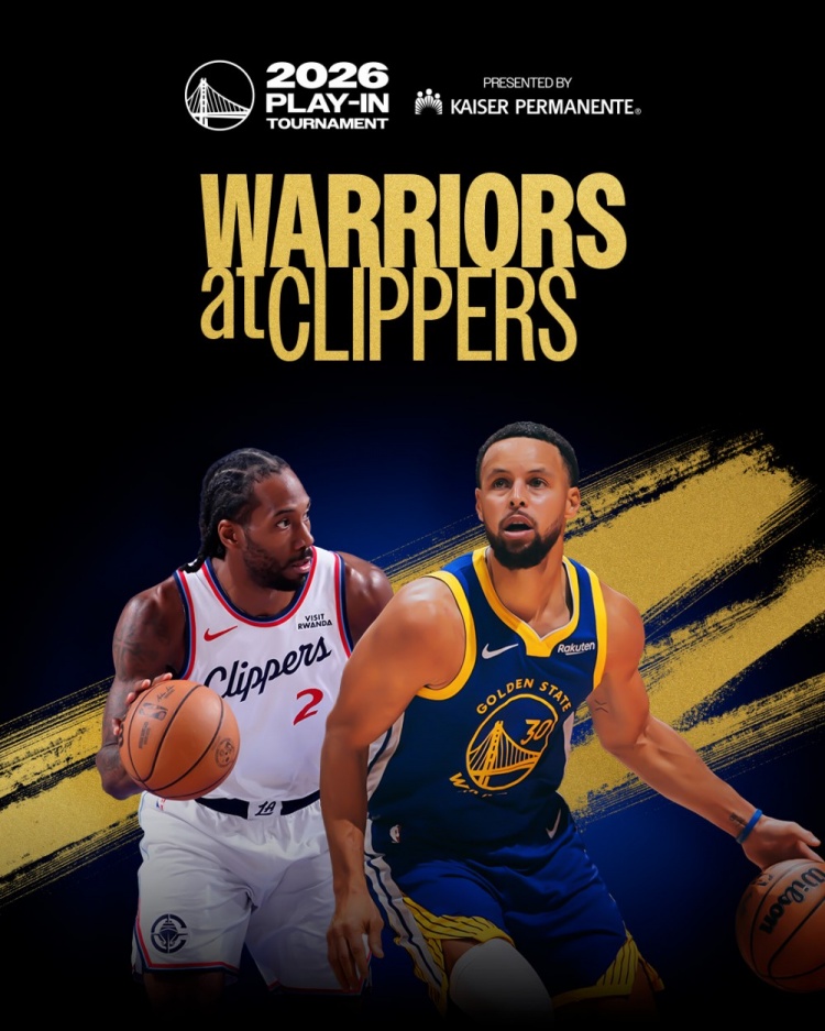 乐鱼网站-胜算几何？勇士官方发海报预热附加赛：库里、伦纳德各自领衔